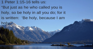 Be Holy