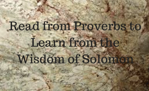 WISDOM FROM SOLOMON « GOOD MORNING, GOD!